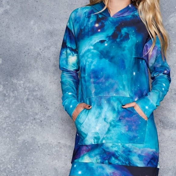 BLACK MILK - GALAXY TEAL SLOUCHY - Picture 2 of 3
